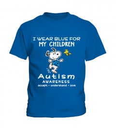 I wear blue for my CHILDREN