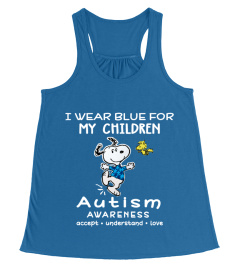 I wear blue for my CHILDREN