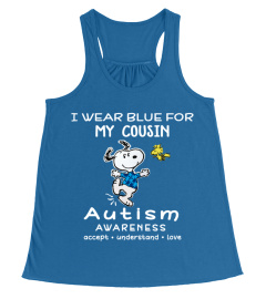I wear blue for my COUSIN