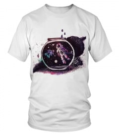 T-Shirt mit Astronautenprint