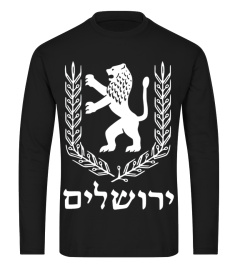 Lion Of Judah Jewish Pride Israel Flag Jerusalem Hebrew Tee