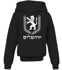 Lion Of Judah Jewish Pride Israel Flag Jerusalem Hebrew Tee