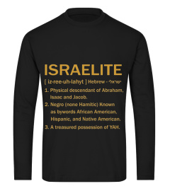 Gold Hebrew Israelite Clothing T-shirt 12 Tribes Of Israel