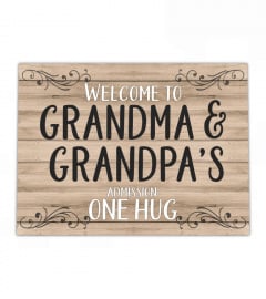 Welcome To Grandma & Grandpa Canvas
