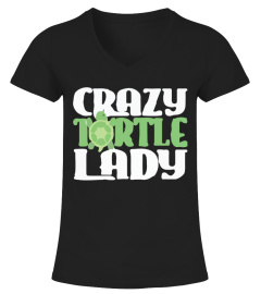 Crazy turtle lady t shirt
