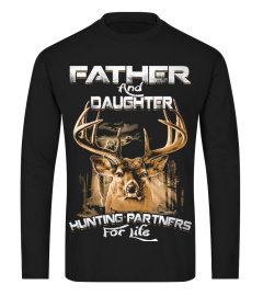 CUTE FATHER AND DAUGHTER HUNTING PARTNER