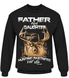 CUTE FATHER AND DAUGHTER HUNTING PARTNER