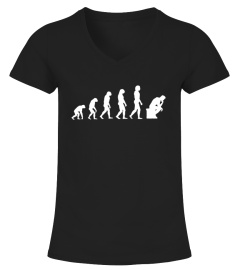 The Thinker Evolution - Darwin Philosopher Shirt