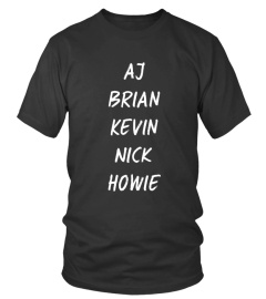 AJ, Brian, Kevin, Nick, Howie Shirt