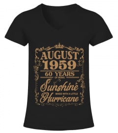 August 1959 60 Years Sunshine Hurricane