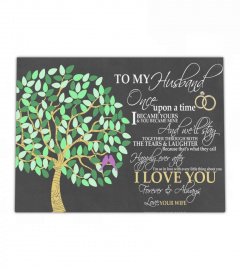 To My Husband I Love You 2 Canvas