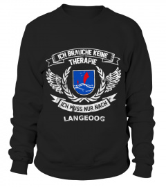 Exclusive Langeoog Therapie T Shirt Pullover Hoodie