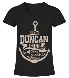 It's a Duncan thing