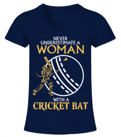 Woman with Cricket Bat