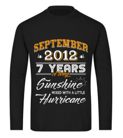 September 2012 7 Years of Being Sunshine Mixed Hurricane