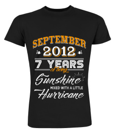 September 2012 7 Years of Being Sunshine Mixed Hurricane