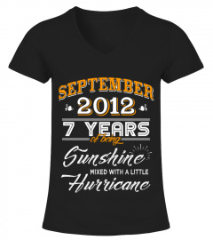September 2012 7 Years of Being Sunshine Mixed Hurricane