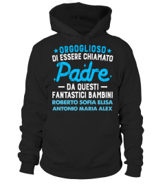 ORGOGLIOSO PADRE PERSONALIZZATO TSHIRT