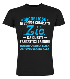 ORGOGLIOSO ZIO PERSONALIZZATO TSHIRT