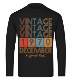 VINTAGE DECEMBER 1970 ORIGINAL PARTS