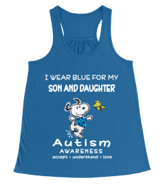 I wear blue for my Son and Daughter