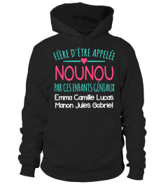 FIÈRE NOUNOU ENFANTS GÉNIAUX TSHIRT PERSONNALISÉ