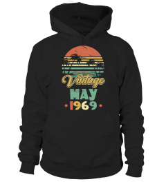 Retro Classic Vintage May 1969 50Th Birthday Gift-T-Shirt
