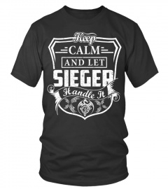 Keep Calm SIEGER - Name Shirts