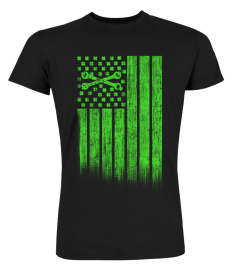 St Patricks Day Irish American Flag T-Shirt Mechanic Gifts