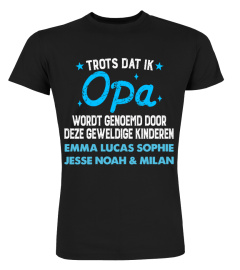 TROTS OPA DEZE GEWELDIGE KINDEREN GEPERSONALISEERDE TSHIRT