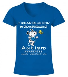 I WEAR BLUE FOR MY GREAT GRANDDAUGHTER
