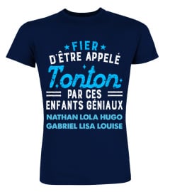 FIER TONTON ENFANTS GÉNIAUX TSHIRT PERSONNALISÉ