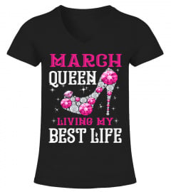 March Birthday Shirts For Women Girls