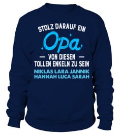 STOLZ DARAUF EIN OPA PERSONALISIERTE TSHIRT