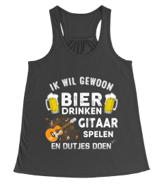 BIER DRINKEN GITAAR SPELEN