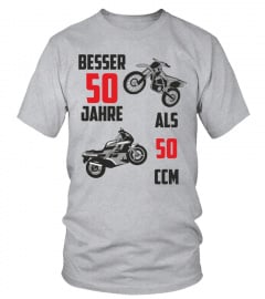 50. Geburtstag T-Shirt Biker Motorrad