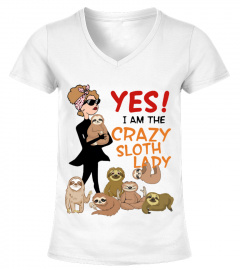 Sloth Lady T Shirt