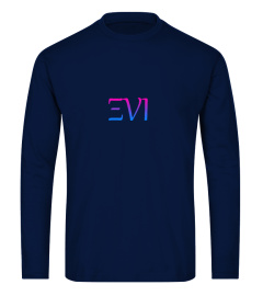 T-Shirt EVI logo dégradé bleu rose