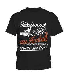 DROGUÉ AU HANDBALL T-SHIRT HUMOUR