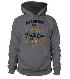 March girl with tattoos eyes shirt