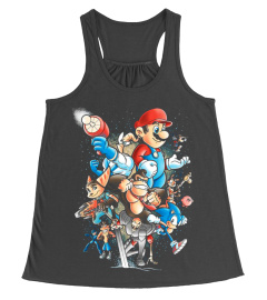 Mario Graphic Tees by Kindastyle