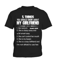 MY GIRLFRIEND- 5 THING YOU SHOULD KNOW