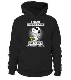 Snoopy I have selective hearing shirt