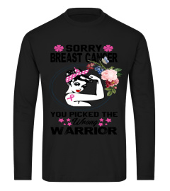 breast cancer soory warrior shirt