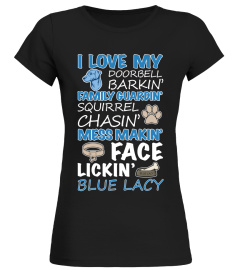 Blue Lacy T-shirt