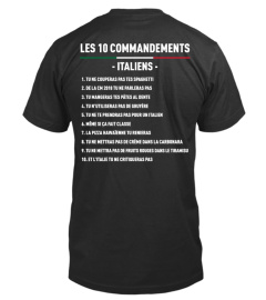 Les 10 commandements Italiens