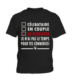 BADMINTON + CÉLIBATAIRE EN COUPLE