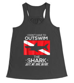 Scuba diving-Out swim shark