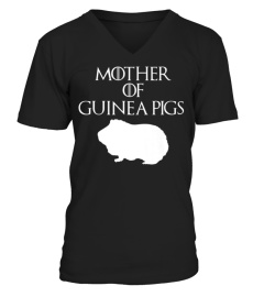 Cute & Unique White Mother of Guinea Pig T-shirt E010429 girl shirt