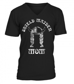  Lucky T-shirtShield Maiden Mom Shirt Viking Hat With Braids570